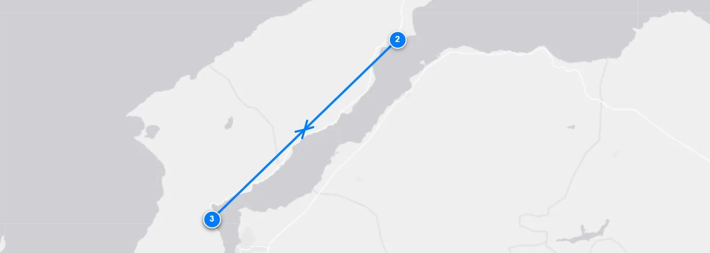Dawn Service From Eceabat route map